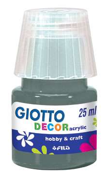 Tinta Acrílica Giotto 5381-34 Decor 25ml Cinza Escuro
