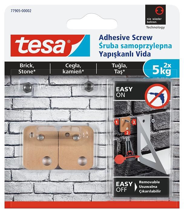 Parafuso Adesivo Tesa 77905 Tijolo e Pedra Rectangular 5,0Kg
