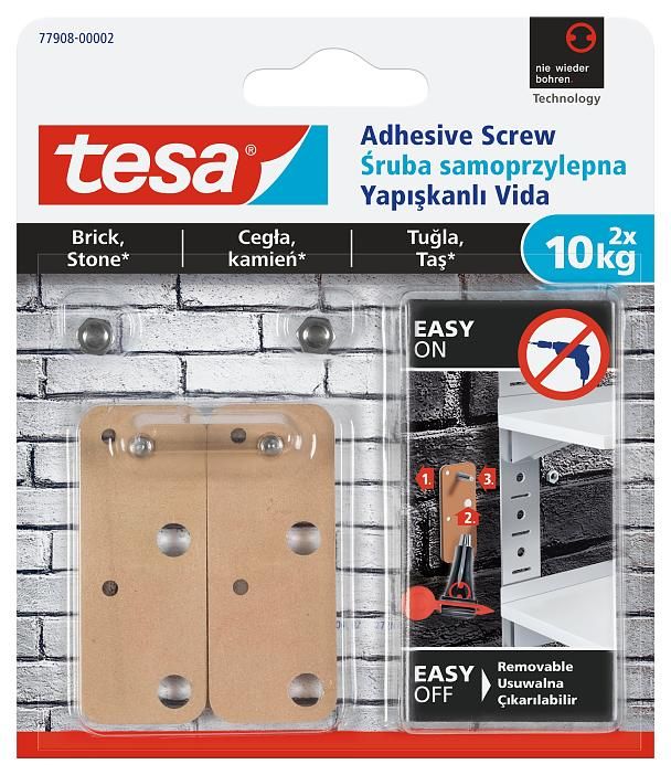 Parafuso Adesivo Tesa 77908 Tijolo e Pedra Rectangular 10kg