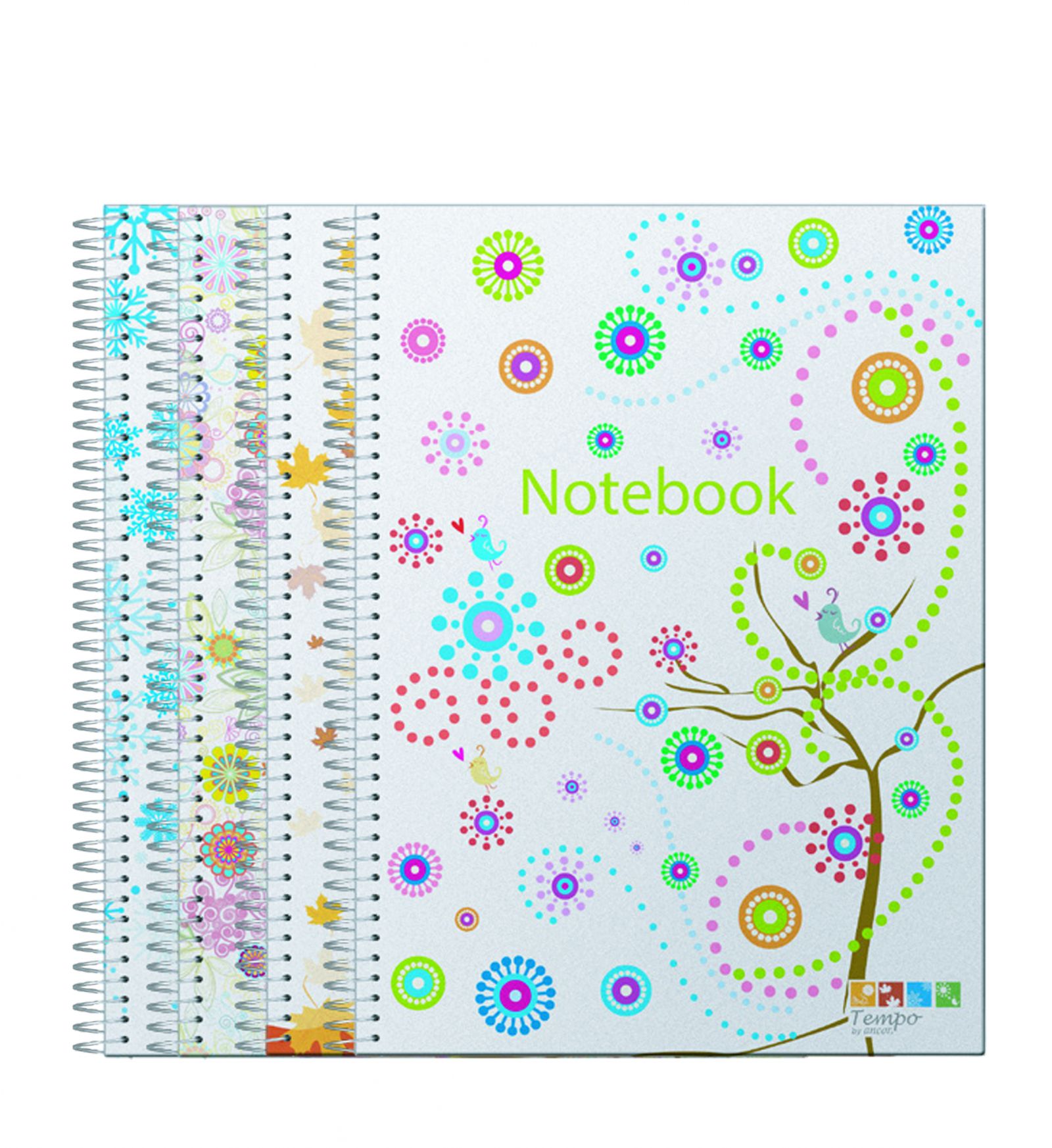 Caderno Espiral A4 Ancor Tempo 68825 PP 120F 90g Quad