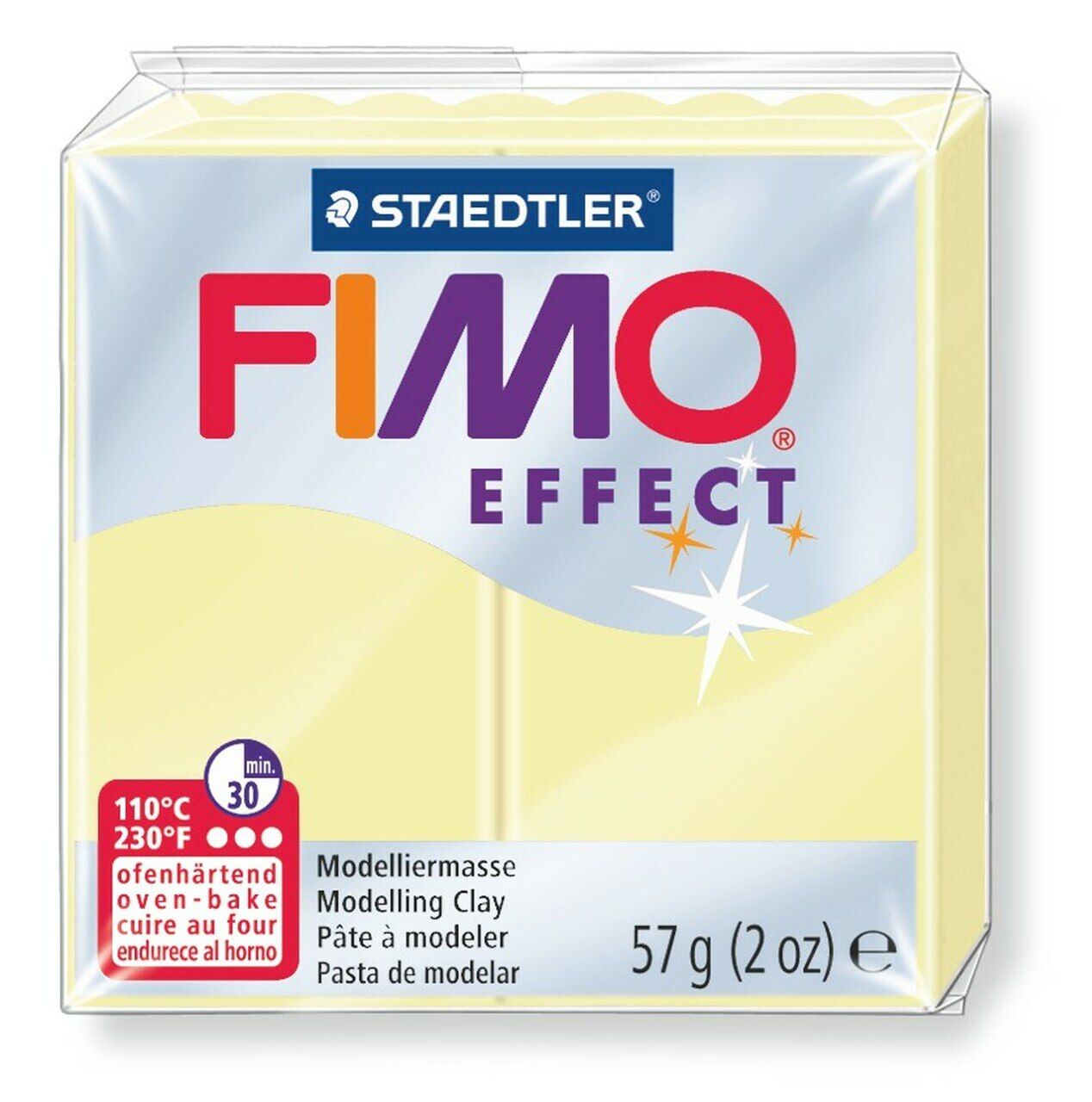 Massa Modelar Fimo Effect 8020 -105 56g Pastel Baunilha