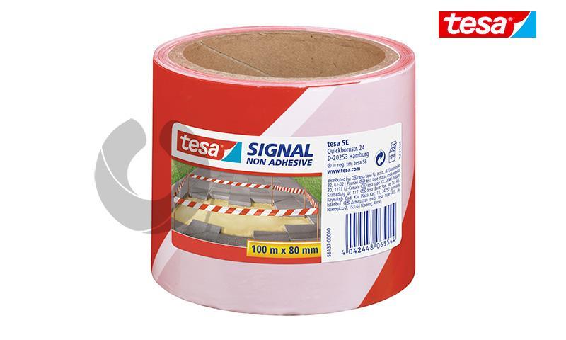 Fita Segurança Tesa-Signal 58137 80mm x 100m VM/BR