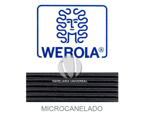 Cartão Microcanelado Werola 50x70cm  799 Preto
