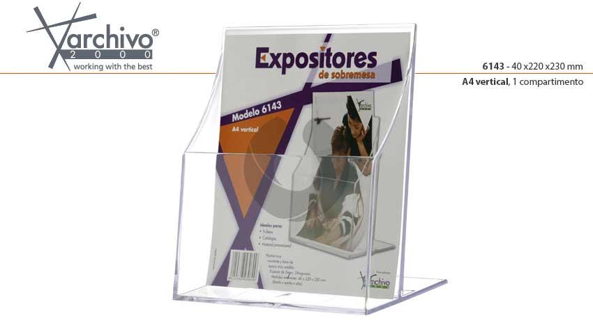 Expositor Multiusos 2000 modelo 6143 CS TP Incolor