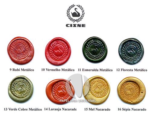 Lacre Cisne  22 Nº14 Laranja Nacarado