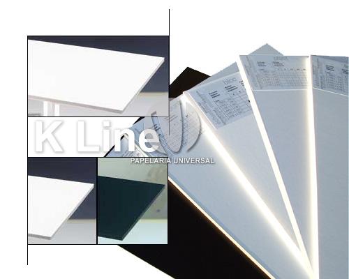 Kapa Color 700x1000mm  5,0mm Preto Brilhante
