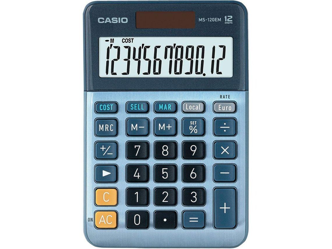 Máquina Calcular Casio MS-120 EM