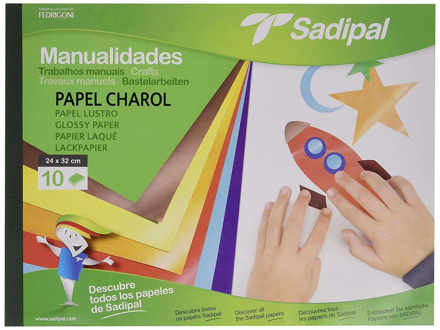 Caderno Manualidades Sadipal 24x32cm 0400007 10F Lustro