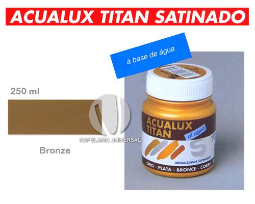Tinta Titan Acualux Metalizado 250ml 862 Bronze