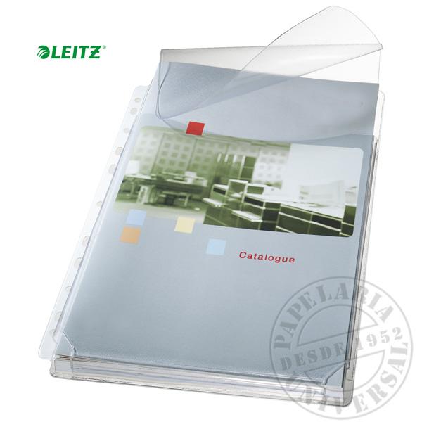 Bolsa Catálogo Leitz 4757-30-03 A4 com Aba + Fole (Emb.5)