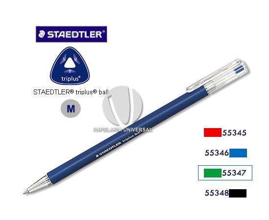 Esferográfica Staedtler  431 M5 Triplus Ball Verde