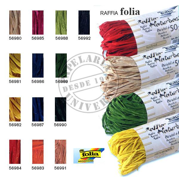 Ráfia Natural Folia 9090 50g Preto