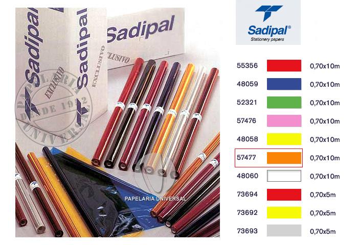 Papel Celofane Sadipal 0,70x10m 06406 Laranja