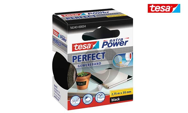 Fita Adesiva Tesa Extra-Power 56343 38mmx2,75m Preto