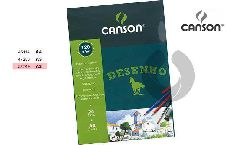 Bloco Papel Cavalinho Canson A2 000-5625 24F 120g
