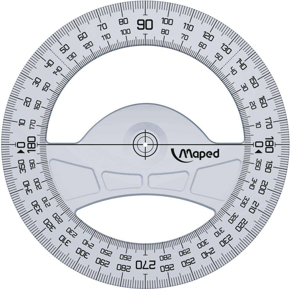 Transferidor Maped 242360 Graphic 360º 12cm