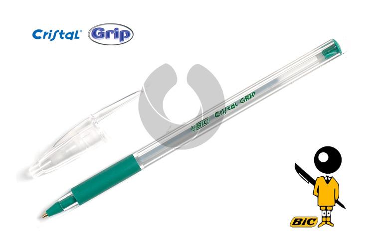 Esferográfica Bic Cristal (Grip) Verde