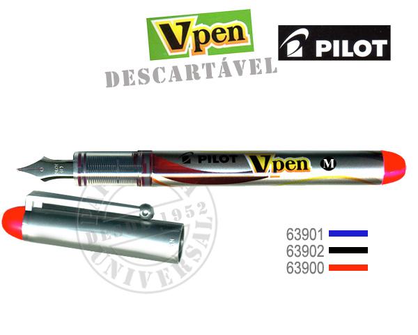 Caneta Pilot V-Pen Silver SVP-4 M Azul