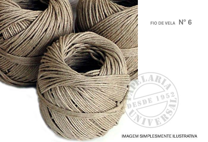 Fio Vela Nº 6 (Novelo 70g) 2 Cabos