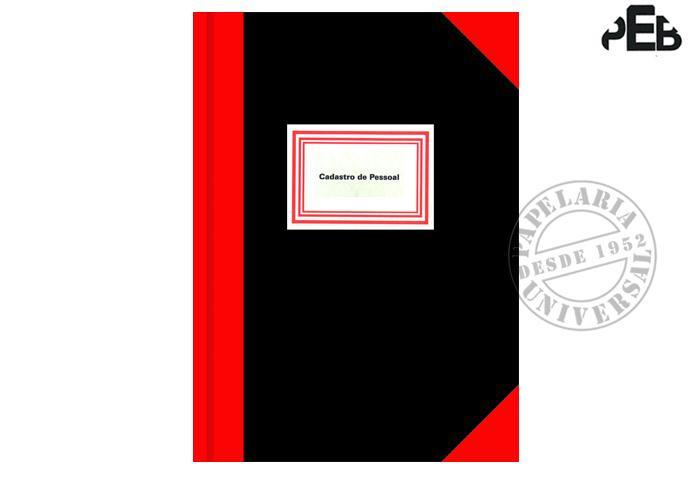 Livro Registo Cadastro de Pessoal 611 50 Folhas