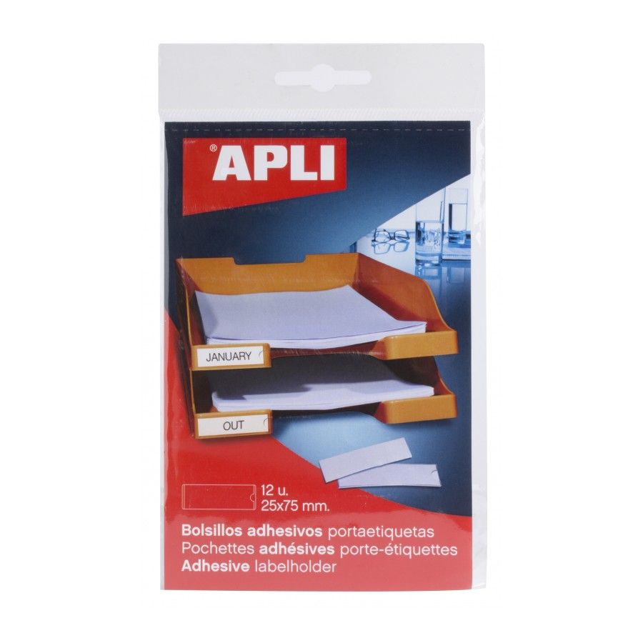 Porta Etiquetas Apli 02616 25x75mm (Emb.12)