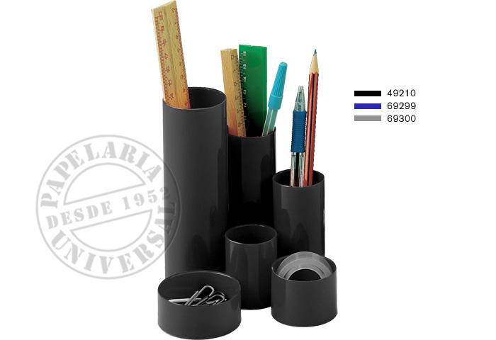 Porta Lápis Universal Polytube 200-08 Cinza