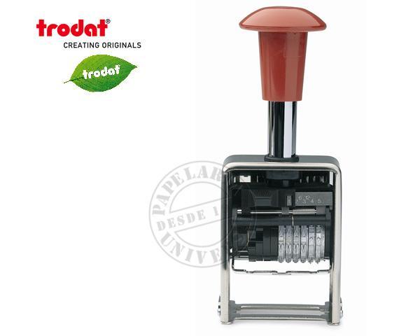 Numerador Trodat  5756/M Metal 5,5mm 6 Dígitos