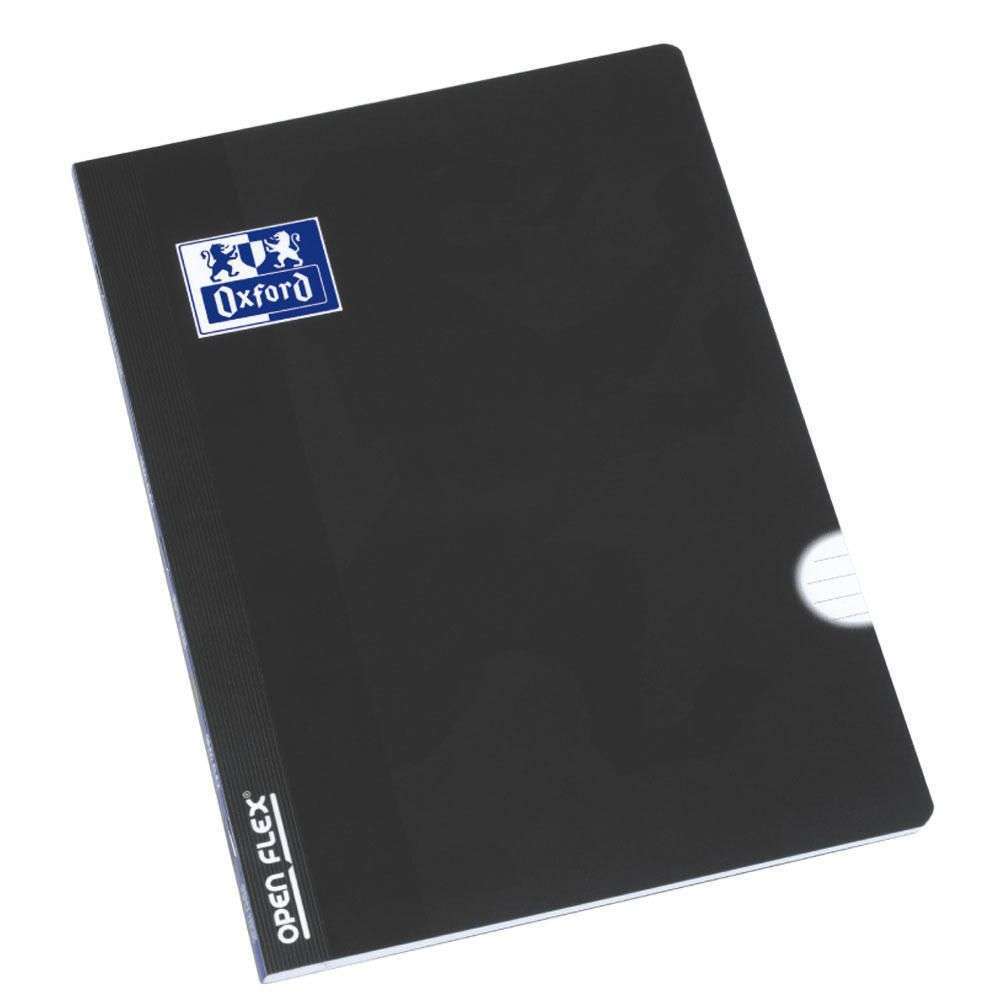 Caderno Agrafado A4 Oxford PP OpenFlex 100105792 48F P Preto