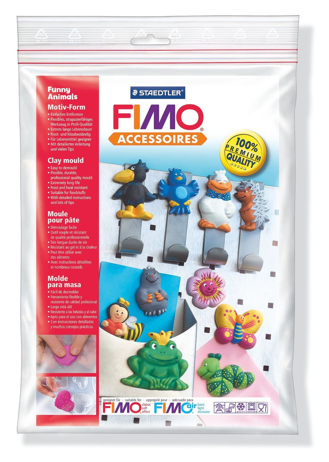 Molde Fimo 8742-09 Animais Divertidos