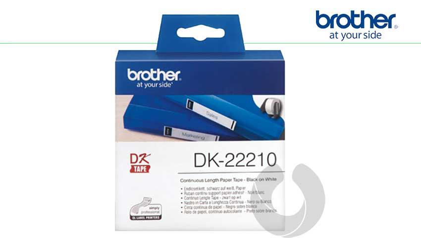 5 Rouleaux Étiquettes Compatibles Brother DK22210 29mm X 30,48m - Papier Continu Pour QL-500 QL-700 QL-800