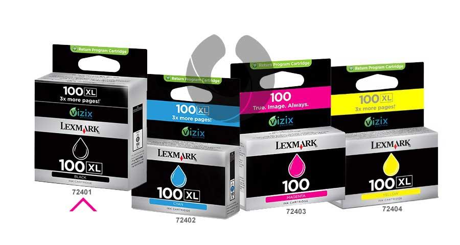 4x Compatibile XL Cartucce di Inchiostro per Lexmark Pro700 Series Pro800 Pro900 Prospect Pro202 Pro205 Pro208 Pro209 Pacco Risparmio (Nero Ciano Magenta Giallo