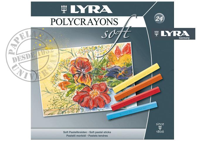 Lyra Polycrayons Soft Pastel 24 Renk Set - 1.050,00 TL | Hakikat