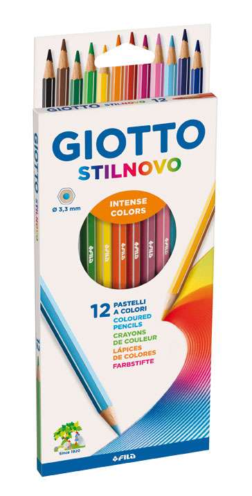 Lápis Cor Giotto 2565-00 Stilnovo Cx.12