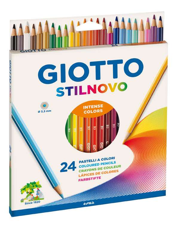 Lápis Cor Giotto 2566-00 Stilnovo Cx.24