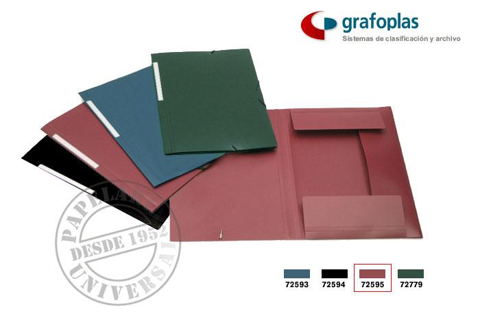 Pasta Elásticos Grafoplas PP Poligraf A4 048000 (50) Verm