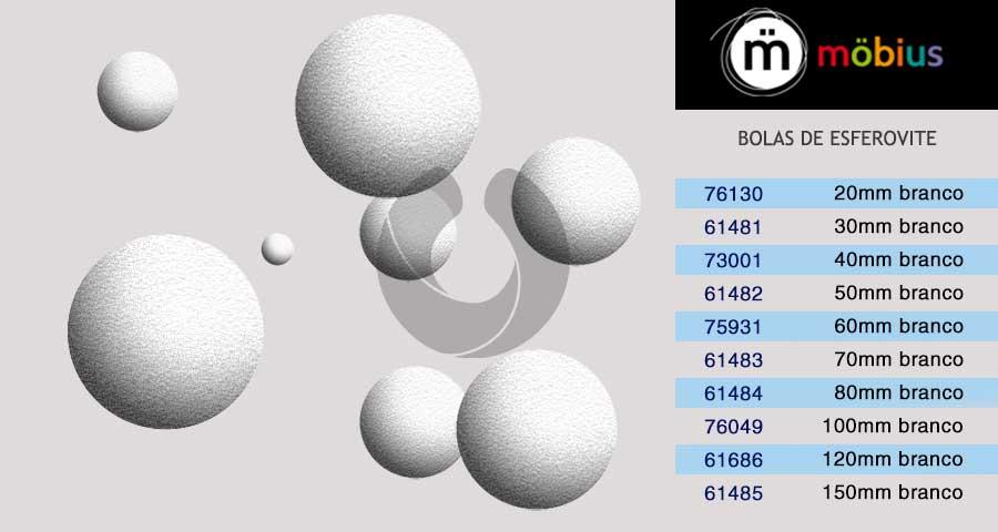 Bola Esferovite Moebius (03100) 100mm Branco