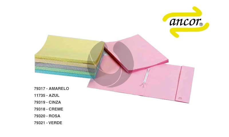 Capa Cartolina Ancor CLA 25-C c/ Aba (Emb.10) Rosa