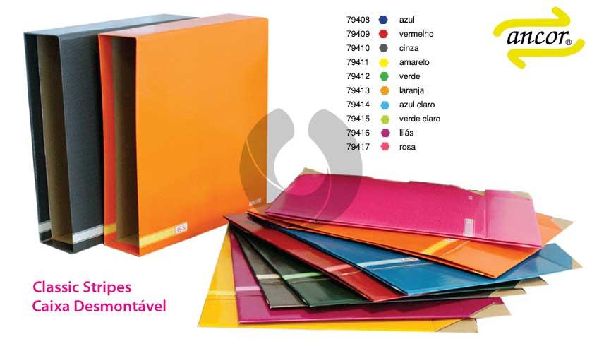 Caixa Arquivo Ancor L80 (06001) Laranja