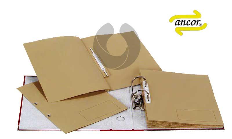 Capa Cartolina Ancor Kraft 26 + Furação p/ Arquivo (Emb.10)