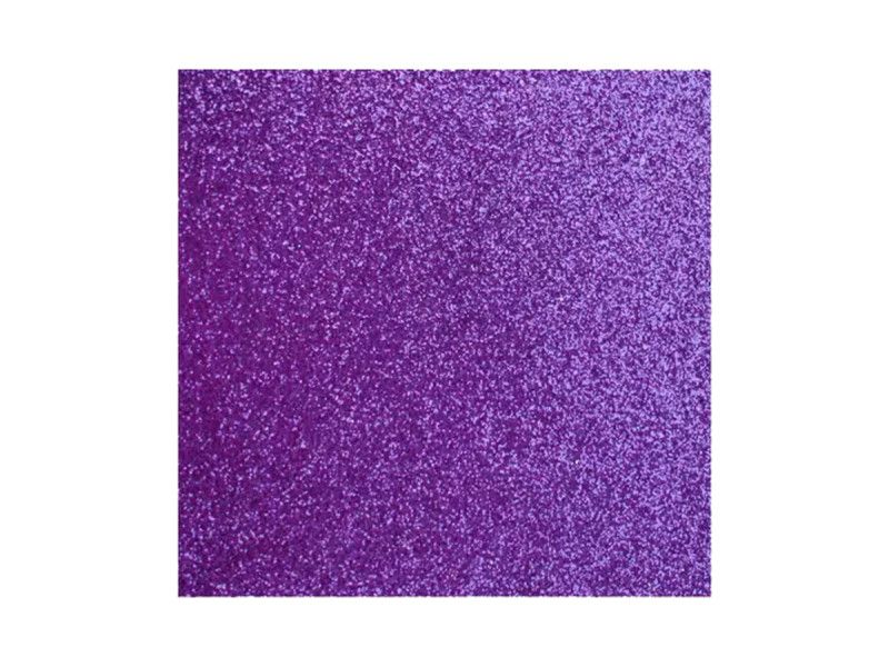 Borracha Eva 40x60cm Glitter  407 Roxo