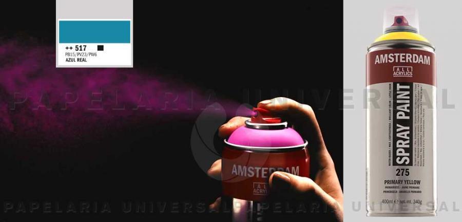 Spray Amsterdam Acrylics 400ml 1716-517-0 Azul Real