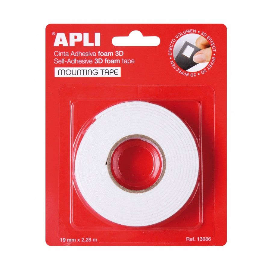 Fita Adesiva Dupla Face Apli 13986 19mm x 2,28m
