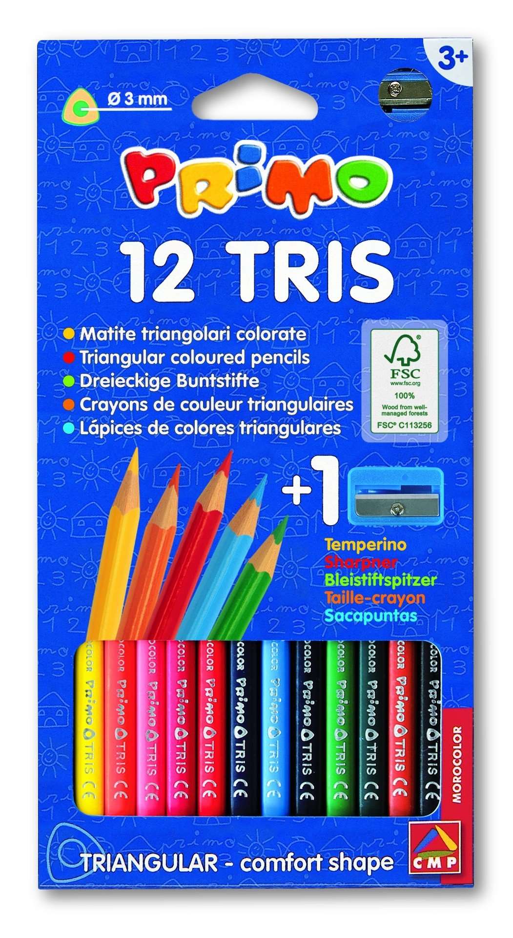 Lápis Cor Primo 515TRIS12 Tris Cx.12