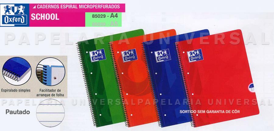 Caderno Espiral A4 Oxford PP EspiralFlex 400139592 50F Paut