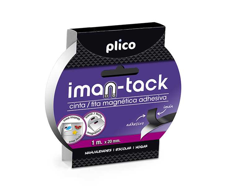 Fita Magnética Plico 20mm x 1m iman-tack Adesivo