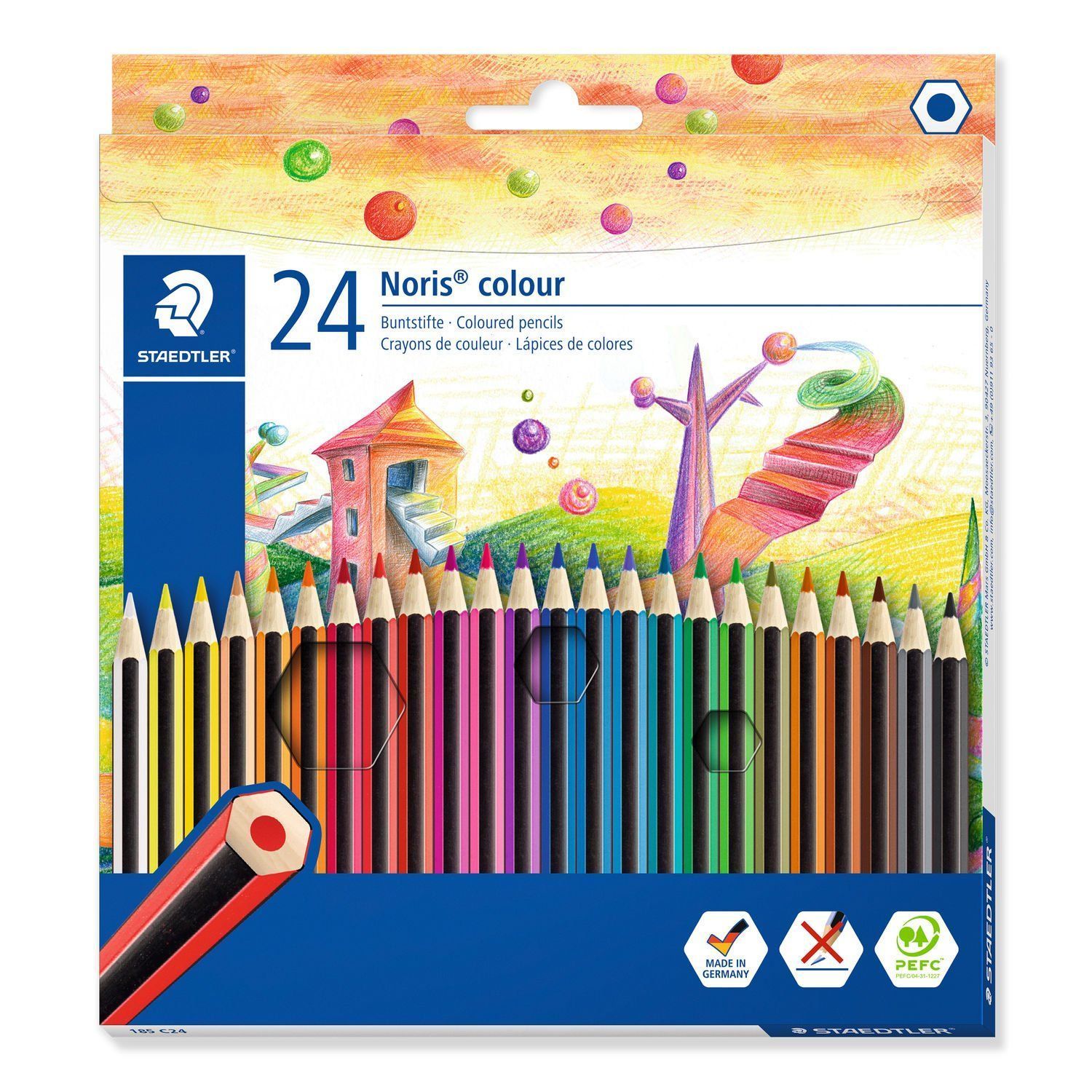 Lápis Cor Staedtler Noris Collour Wopex 185 C24