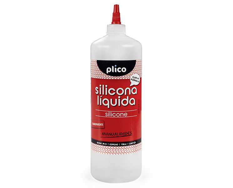 Cola Plico 1 Litro Silicone Líquida