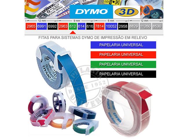 Fita Dymo 3-D  5247-05 (S0898160) 9mmx3m Verde