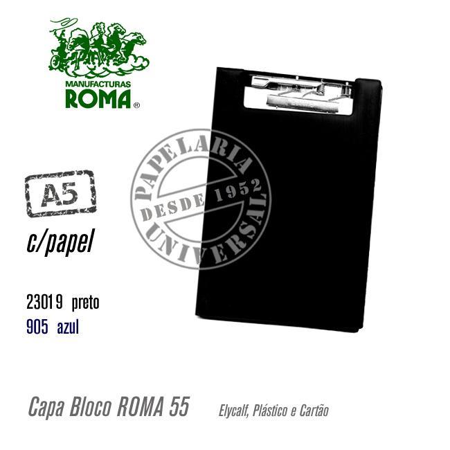 Capa Bloco Roma A5  55-05 Azul