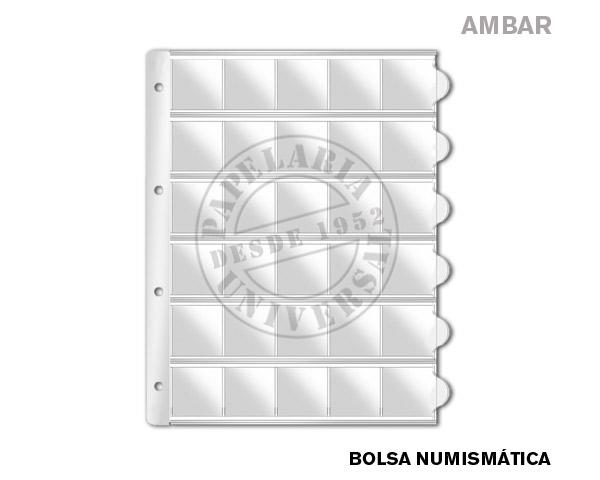 Bolsa Numismática Ambar  63-Z80 30 Divisórias